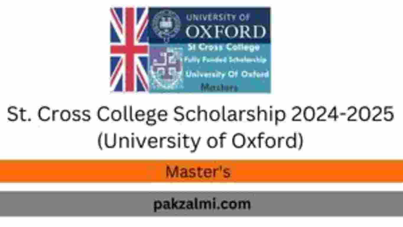 St. Cross College Scholarship 2024-2025 (University of Oxford)